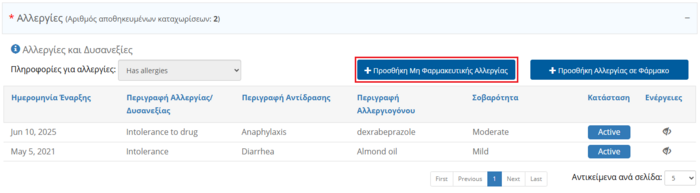 Εικόνα 6.10.4: Μη φαρμακευτική αλλεργική αντίδραση.
